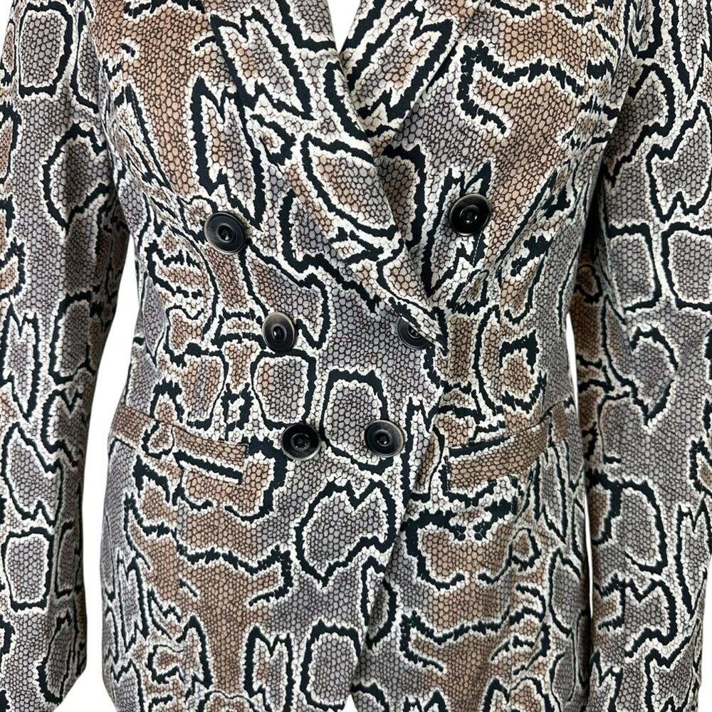 Cabi Python Double Breasted Blazer 3733 Snake Pri… - image 10